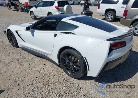 2014 Chevrolet Corvette Stingray z USA, uszkodzony, nr VIN 1G1YF2D76E5133952